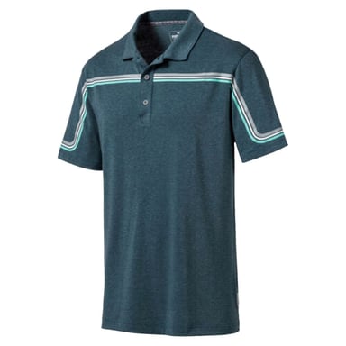 Puma Polo azul con bucles para hombre