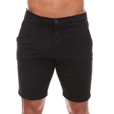 Men's Duck and Cover Moreshore Chino Shorts in Black