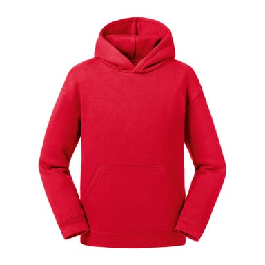 Russell Childrens/Kids Authentic Hooded Sweatshirt (Classic Red)