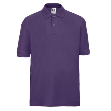 Russell Childrens/Kids Classic Polycotton Polo Shirt (Purple)