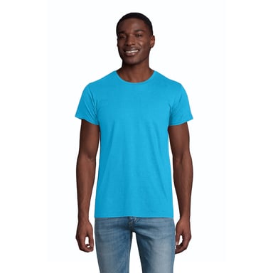 SOLS Mens Pioneer Organic Cotton T-Shirt (Aqua)