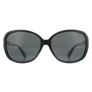 Gafas de sol polarizadas Polaroid butterfly ladies black grey