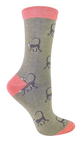 MISS SPARROW - Womens Novelty Animal Soft Bamboo Breathable Socks