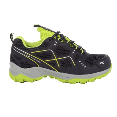 Regatta Childrens/Kids Vendeavour Walking Shoes (Navy/Lime Punch)