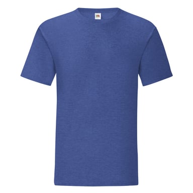 Fruit Of The Loom Mens Iconic T-Shirt (Pack of 5) (Heather Royal)