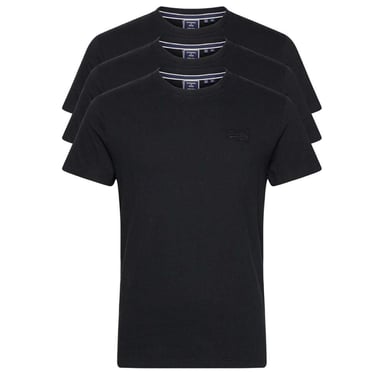 Pack de tres camisetas con logotipo bordado Vintage de Superdry