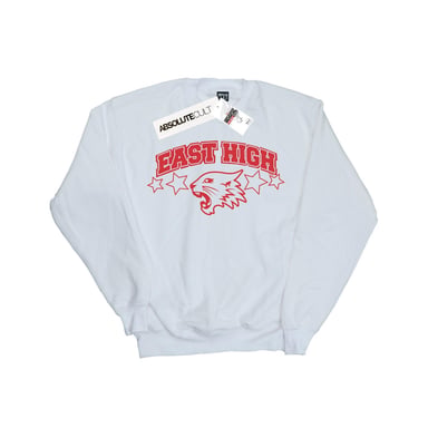 Disney Womens/Ladies High School Musical The Musical Wildcat Stars Sweatshirt (White)