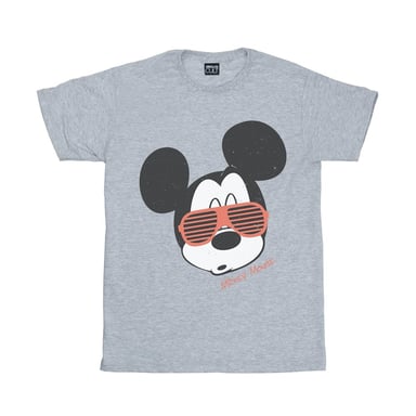 Disney Boys Mickey Mouse Sunglasses T-Shirt (Sports Grey)