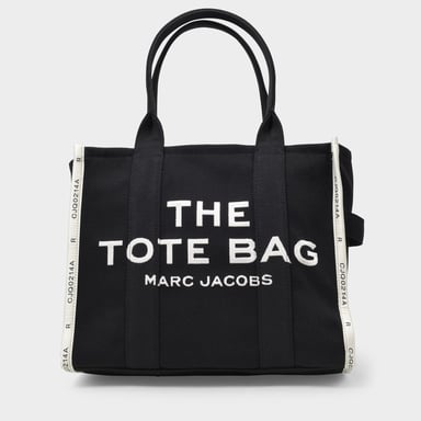 Bolso grande de lona negra