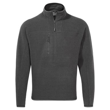 Craghoppers Mens Knitted Half Zip Fleece (Carbon Grey Marl)