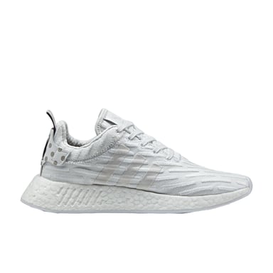 Adidas nmd r2 primeknit entrenadores de mujer blanca