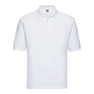 Russell Mens Classic Polycotton Polo Shirt (White)