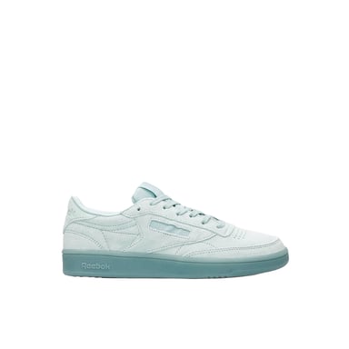 Reebok Club C85 Lace-Up Tapacinadores para mujer de cuero de gamuza azul BS6528