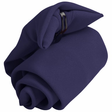 Premier Tie - Mens Plain Clip On Tie (Pack of 2) (Navy)