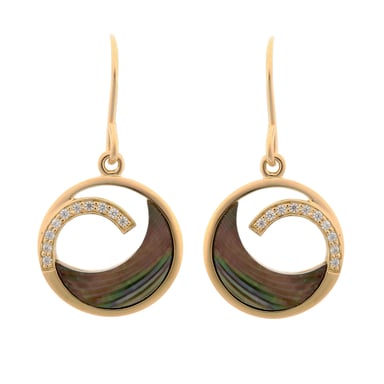 Orphelia 'Amelia' Women's 925 Sterling Silver Drop Earrings - Gold zo-7371
