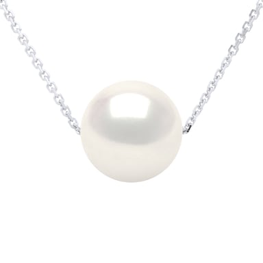 Necklace Real Cultured Freshwater Pearl Round 8-9 mm