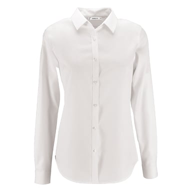 SOLS Womens/Ladies Brody Herringbone Shirt (White)