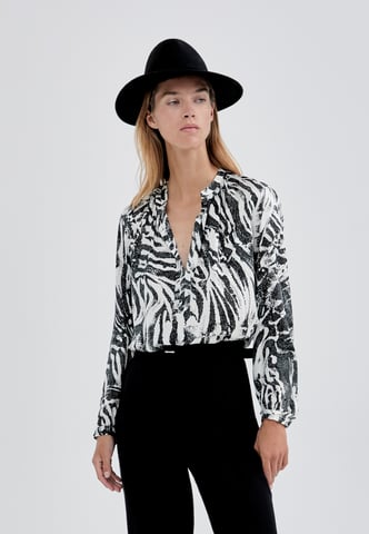 Zebra Printed Blouse