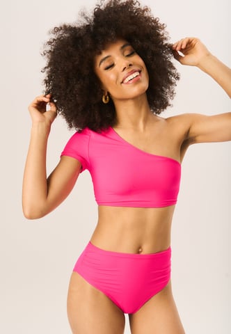 Top de bikini de un hombro