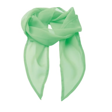 Premier Unisex Adult Colours Chiffon Scarf (Apple Green)