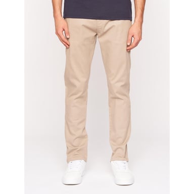 Crosshatch Mens Roysden Chinos (Beige)