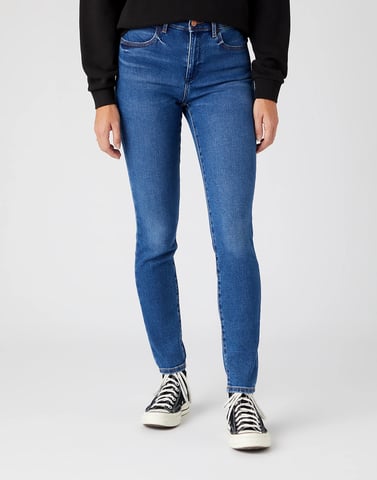 GB - Wrangler - HIGH RISE SKINNY CAMELLIA