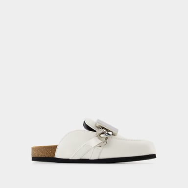 Mocasines Gourmet - J.W. Anderson - Piel - Blanco