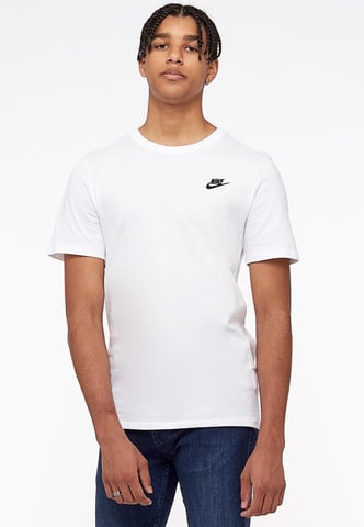 Camiseta blanca Nike Sportswear Club para hombre