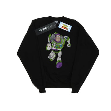 Disney Boys Toy Story 4 Classic Buzz Lightyear Sweatshirt (Black)