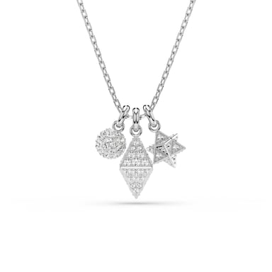 Swarovski 'Dextera' Women's Base Metal Necklace - Silver 5700288
