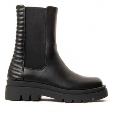 Montevita Botin De Plataforma Marinne4 En Negro