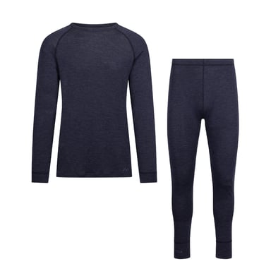 Unisex Adult Demian DLX Base Layer Set (Navy Marl)