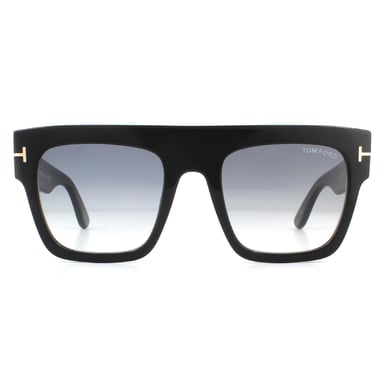 Gafas de sol Tom Ford Renee FT0847 01B Negro Brillante Degradado Gris Humo