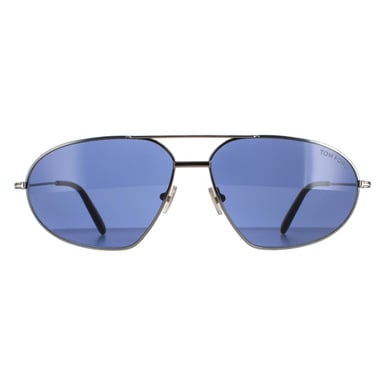 Gafas de sol Tom Ford Bradford FT0771 08V Azul Gunmetal Brillante