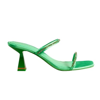 Ted Baker Rinita Diamante Womens Green Heeled Sandals