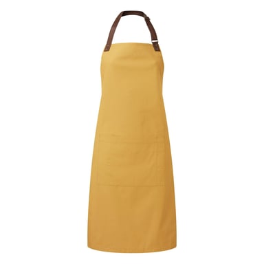 Premier Adults Unisex Annex Bib Apron (Mustard)