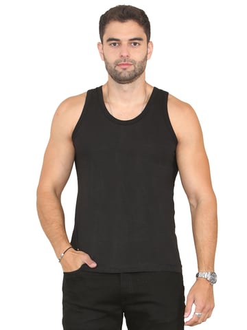 Enzo | Pack de 3 chalecos para hombre - Negro