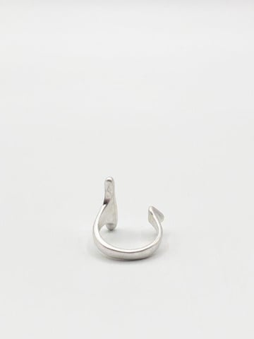 Geometric Shape Ring in Silver