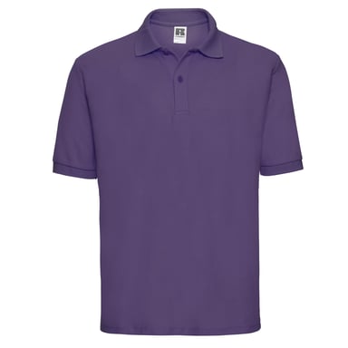 Russell Mens Polycotton Pique Polo Shirt (Purple)