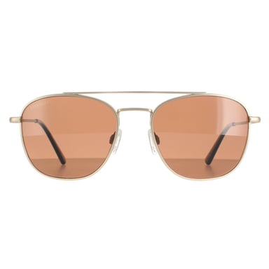 Gafas de sol Serengeti Carroll SS542004 Matt Light Gold Polarizadas Drivers Marrón