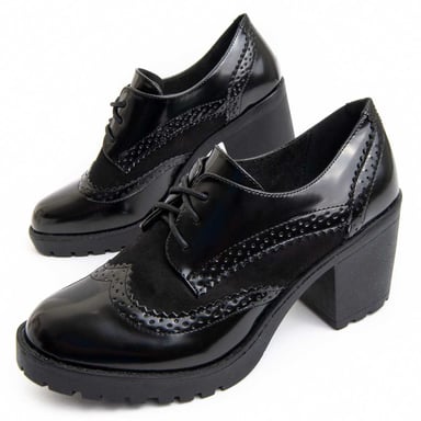 Zapato de Tacón Montevita Medel en Negro