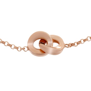 Orphelia Women's 925 Sterling Silver Necklace - Rose ZK-7177/RG
