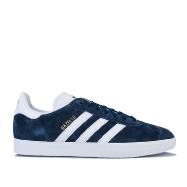Adidas Gazelle Lace-Up Tapacinadores de cuero de gamuza azul BB5478