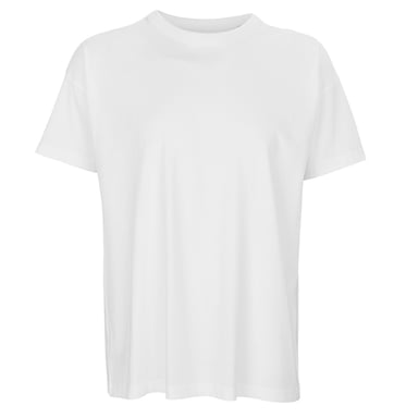 SOLS Womens/Ladies Boxy Organic Oversized T-Shirt (White)