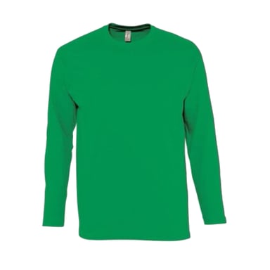 SOLS Mens Monarch Long Sleeve T-Shirt (Kelly Green)