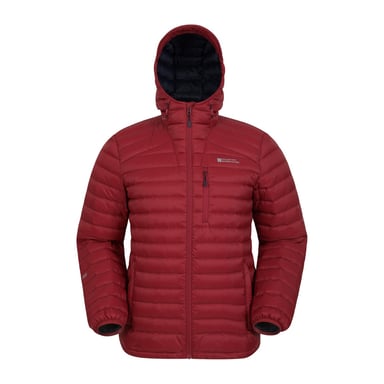 Mountain Warehouse Mens Henry II Extreme Down Filled Padded Jacket (Dark Red)