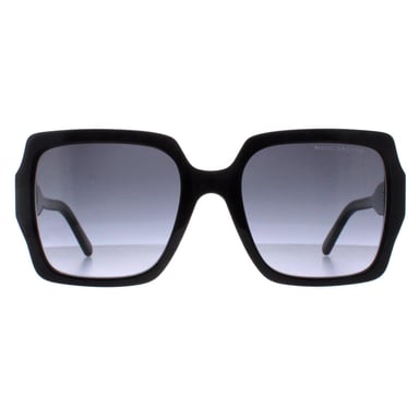 Marc Jacobs Cat Eye Womens Negro Brillante Gris Oscuro Gradiente MARC 731/S