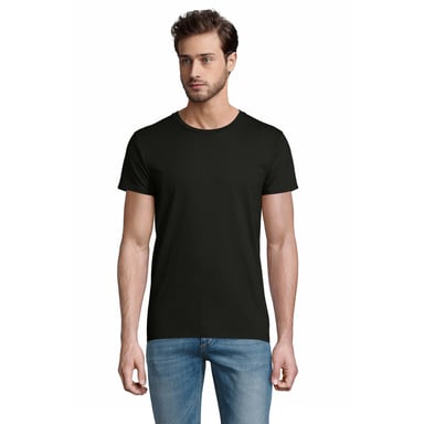SOLS Mens Pioneer Organic Cotton T-Shirt (Deep Black)