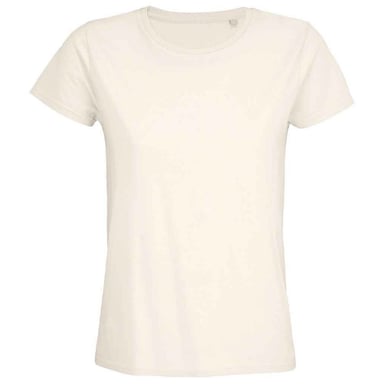 SOLS Womens/Ladies Pioneer Organic T-Shirt (Off White)