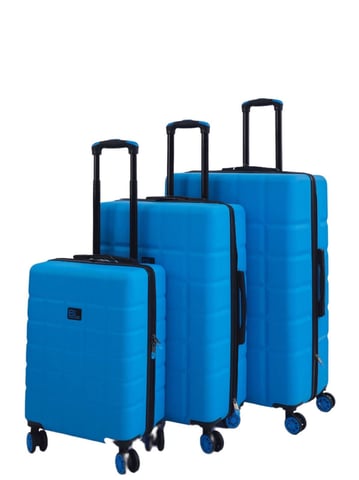 Maletas de viaje de carcasa rígida de color azul